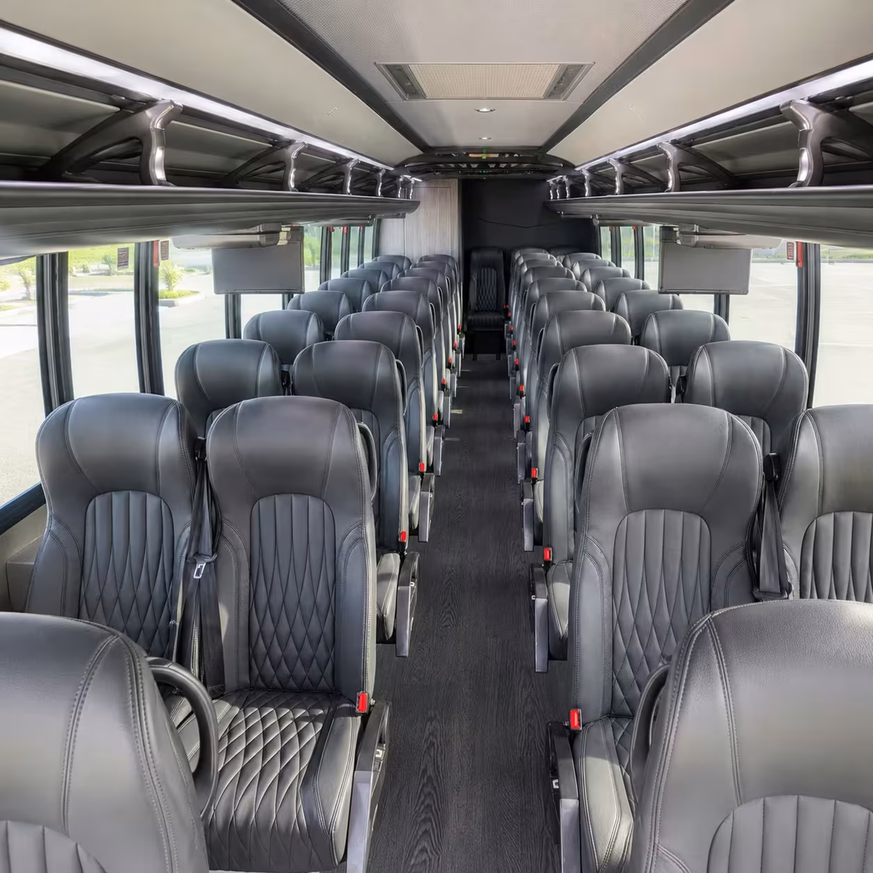 25 passenger minibus interior