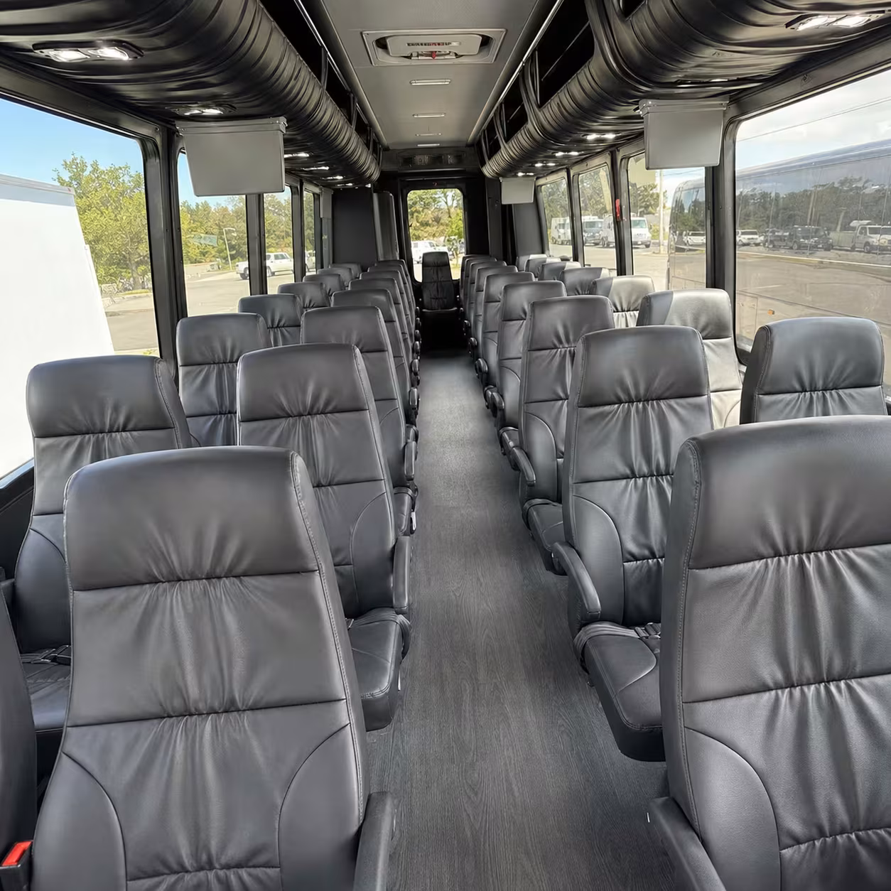 28 passenger minibus interior