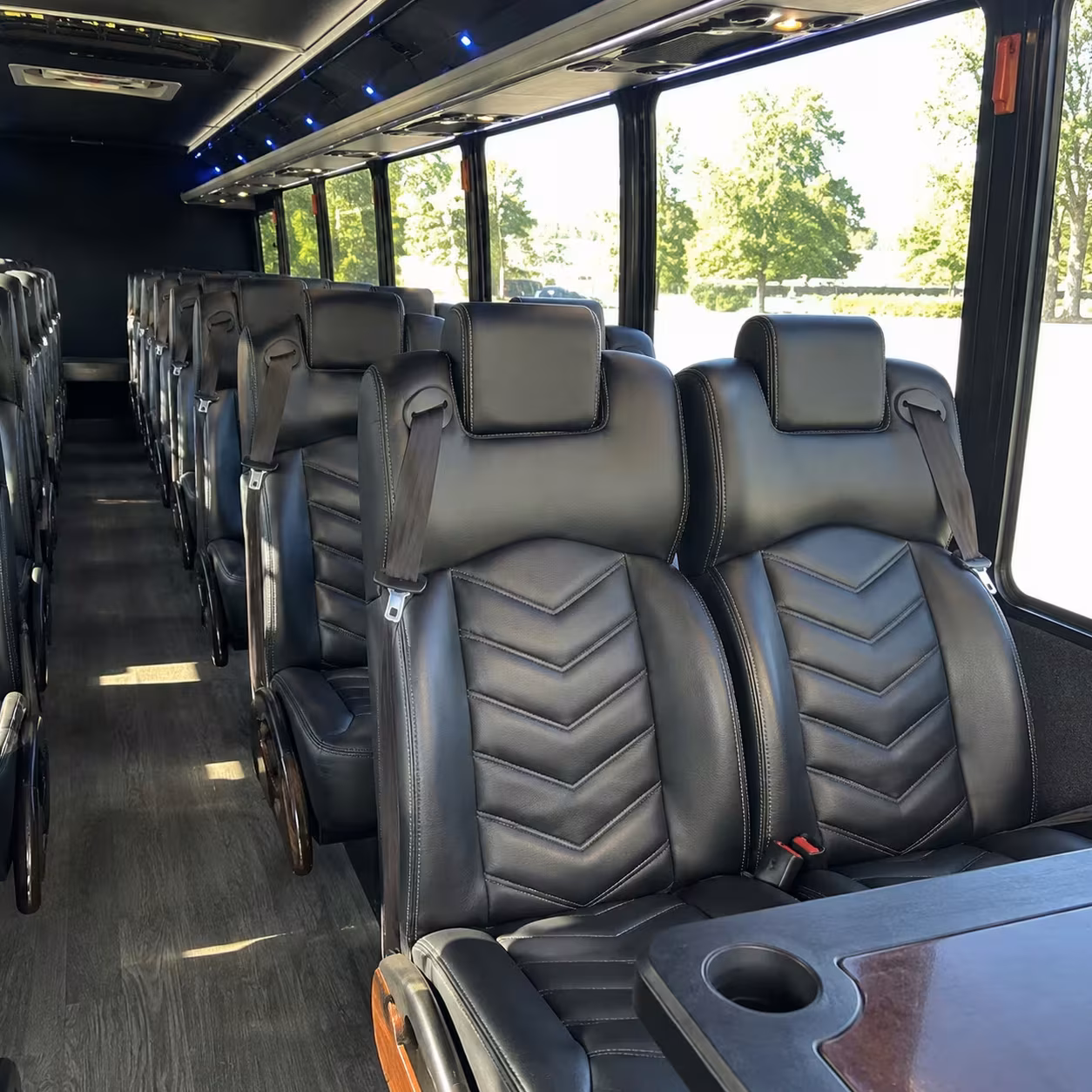30 passenger minibus inside