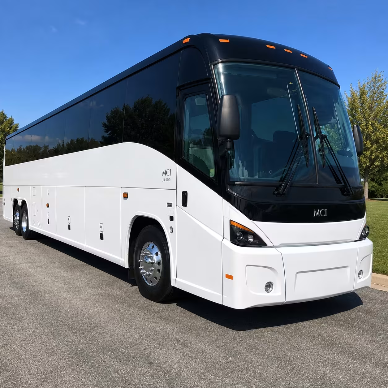 56 passenger charter bus