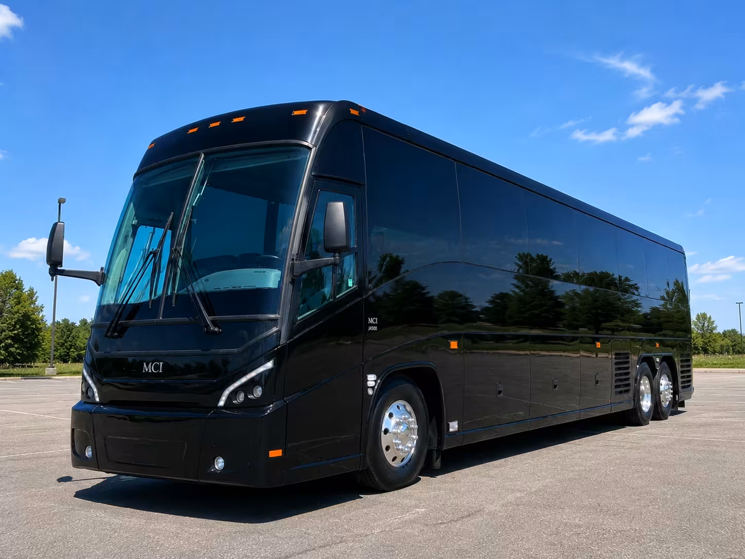 multi stop shuttle buses for woodbridge township school trips