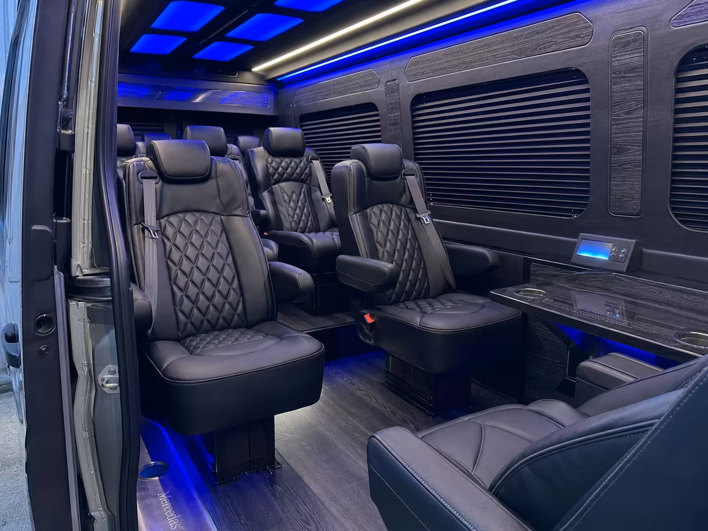 sprinter van transportation for groups and events across woodbridge