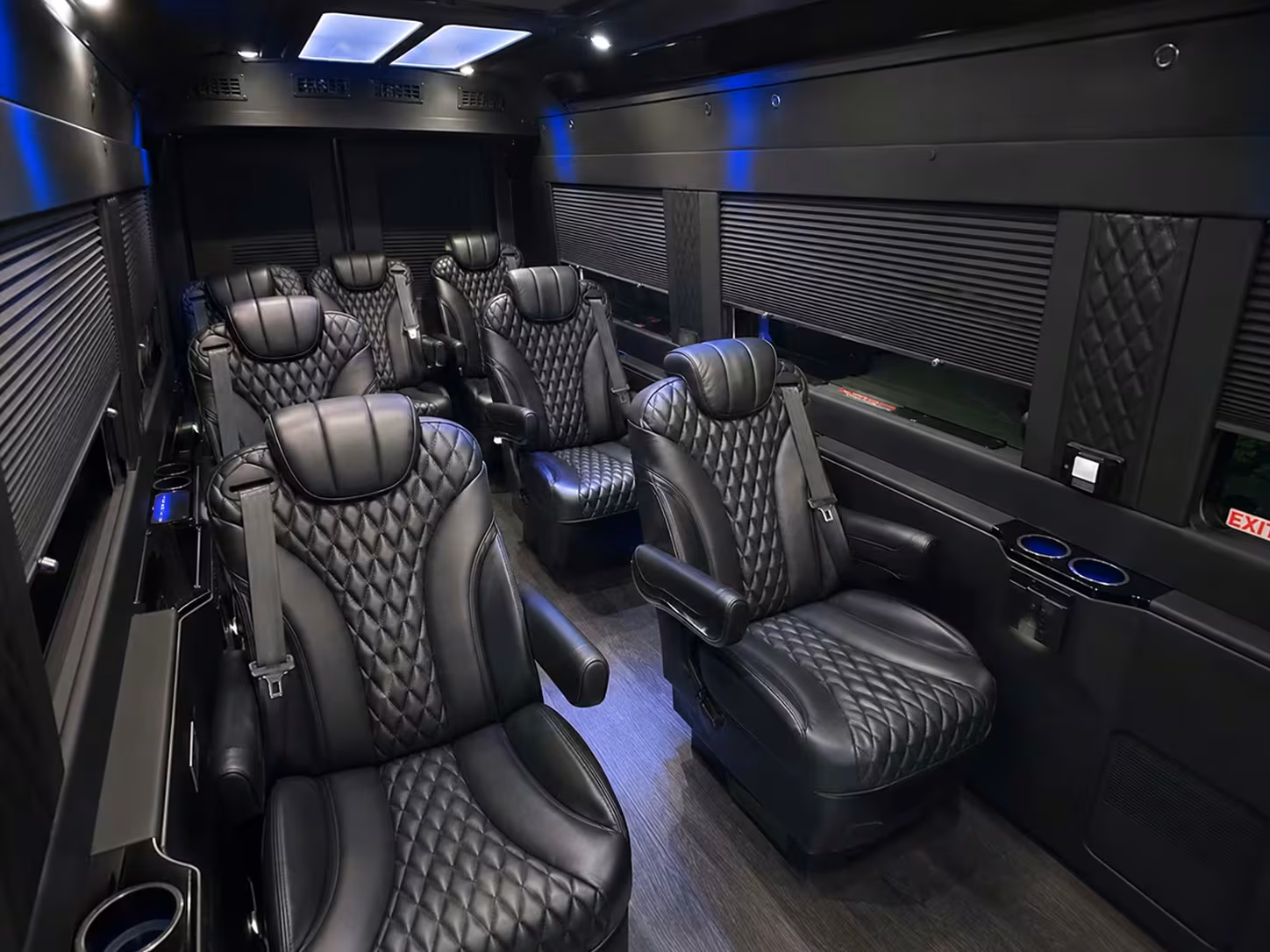 sprinter van with driver interior
