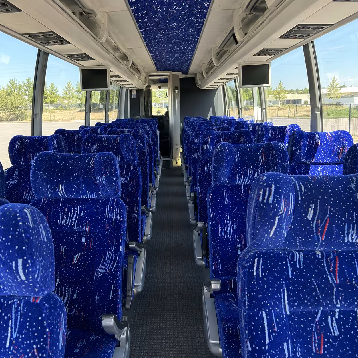woodbridge charter bus interior